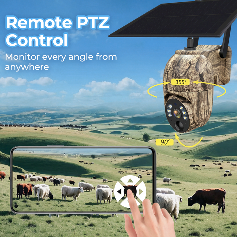 📹 50 % Rabatt für begrenzte Zeit! ☀️ Solarbetriebene PTZ-Kamera – 360°-Panorama, 4 Megapixel, wetterfest (IP66), mit Bewegungserkennung und Benachrichtigungen, keine monatlichen Gebühren, unterstützt Speicherkarten ✨