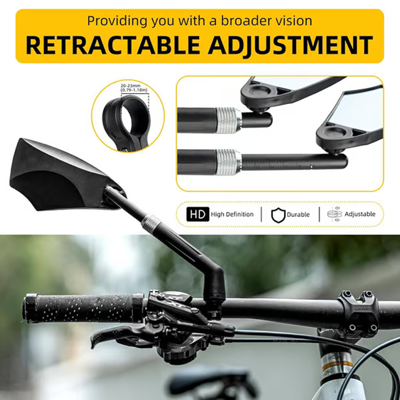 360° verstellbarer Fahrrad-Rückspiegel für den Lenker