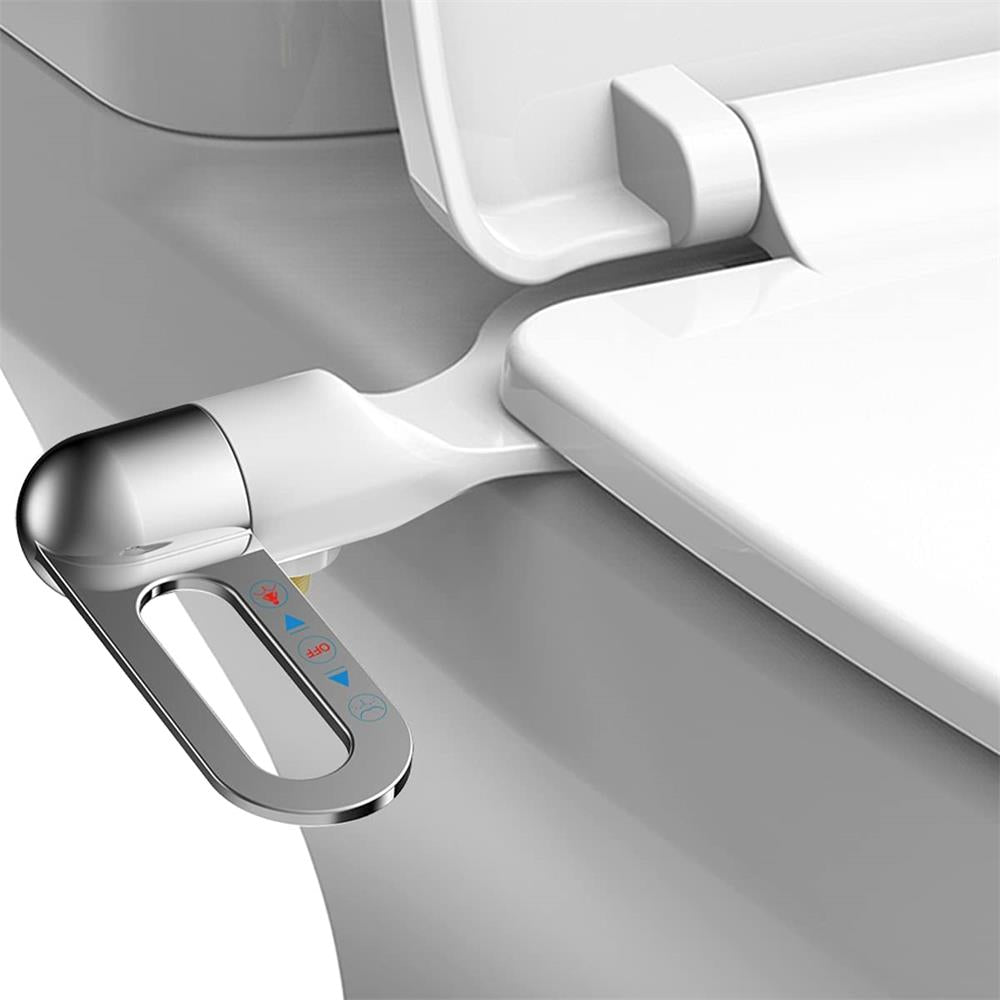 Frühjahrsaktion: 50 % Rabatt-Nichtelektrischer, hygienischer, selbstreinigender Bidet-Aufsatz für Toiletten mit Doppeldüse