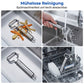 Muttertagsangebot-Multi-Funktions-Sparschäler & Julienne-Schneider aus Edelstahl
