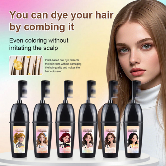 Muttertagsangebot🎁 2+1 GRATIS!! 💇‍♀️ 3-in-1 Haarfarbenkamm | Färben, Mischen & Auftragen in einem Schritt – Einfache Anwendung zu Hause