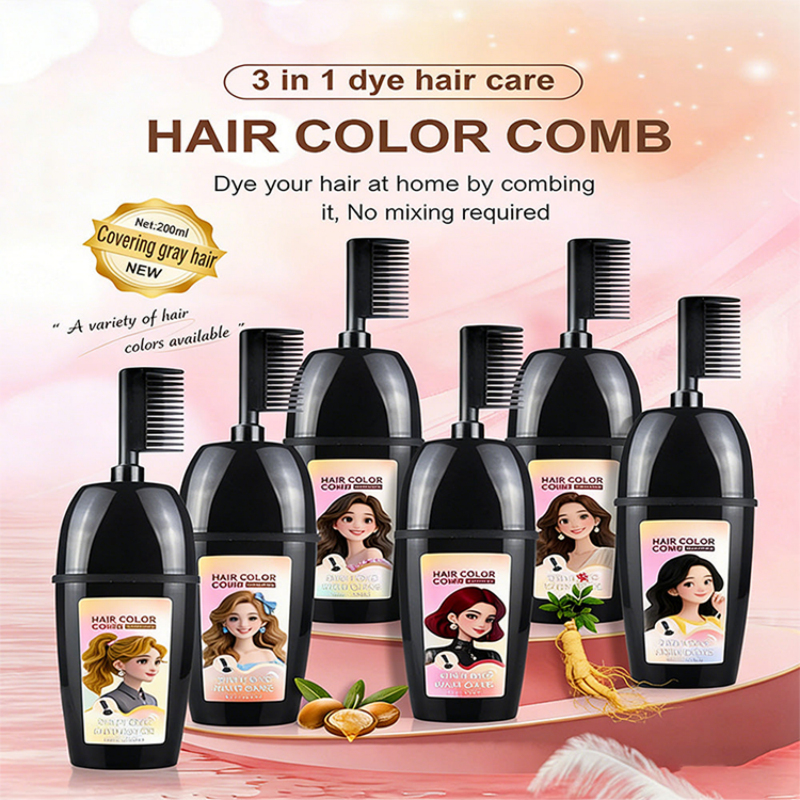 Muttertagsangebot🎁 2+1 GRATIS!! 💇‍♀️ 3-in-1 Haarfarbenkamm | Färben, Mischen & Auftragen in einem Schritt – Einfache Anwendung zu Hause