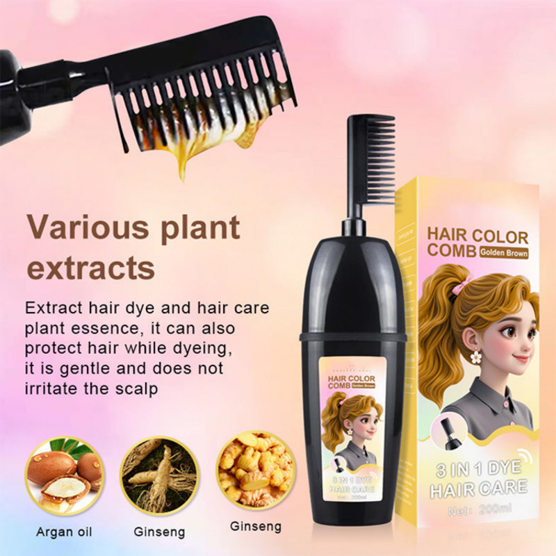 Muttertagsangebot🎁 2+1 GRATIS!! 💇‍♀️ 3-in-1 Haarfarbenkamm | Färben, Mischen & Auftragen in einem Schritt – Einfache Anwendung zu Hause
