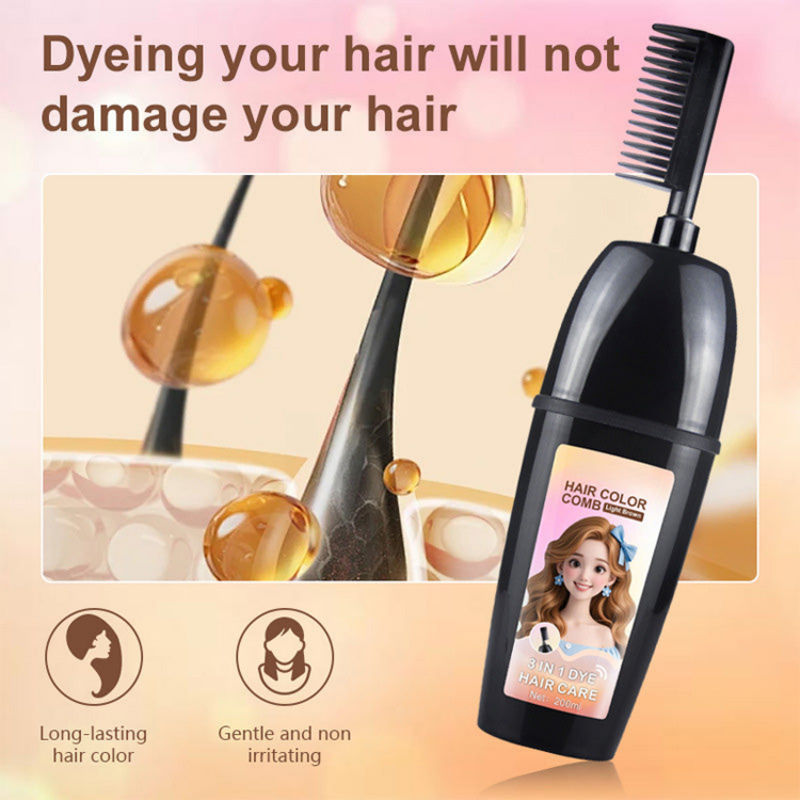 Muttertagsangebot🎁 2+1 GRATIS!! 💇‍♀️ 3-in-1 Haarfarbenkamm | Färben, Mischen & Auftragen in einem Schritt – Einfache Anwendung zu Hause
