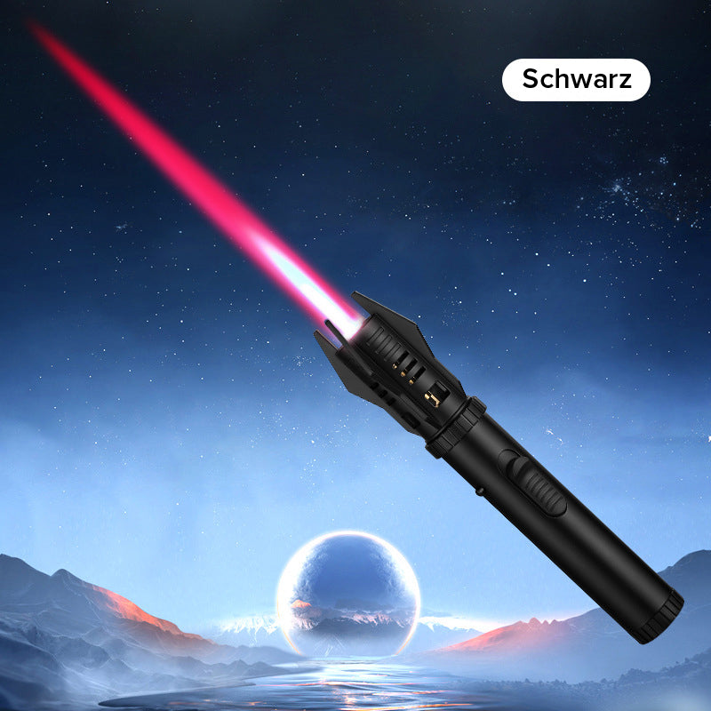 🔥Kreatives Geschenk💥Große, winddichte Multifunktions-Schweißblitzlampe Feuerzeug