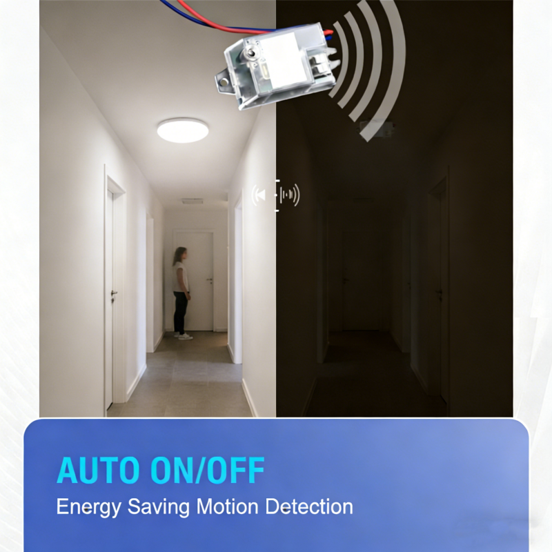 ❄️ Sommerfrische 50 % Rabatt! 💡Intelligenter Bewegungssensor-Lichtschalter – Automatische Beleuchtung für Flur, Treppe, Toilette & Abstellraum