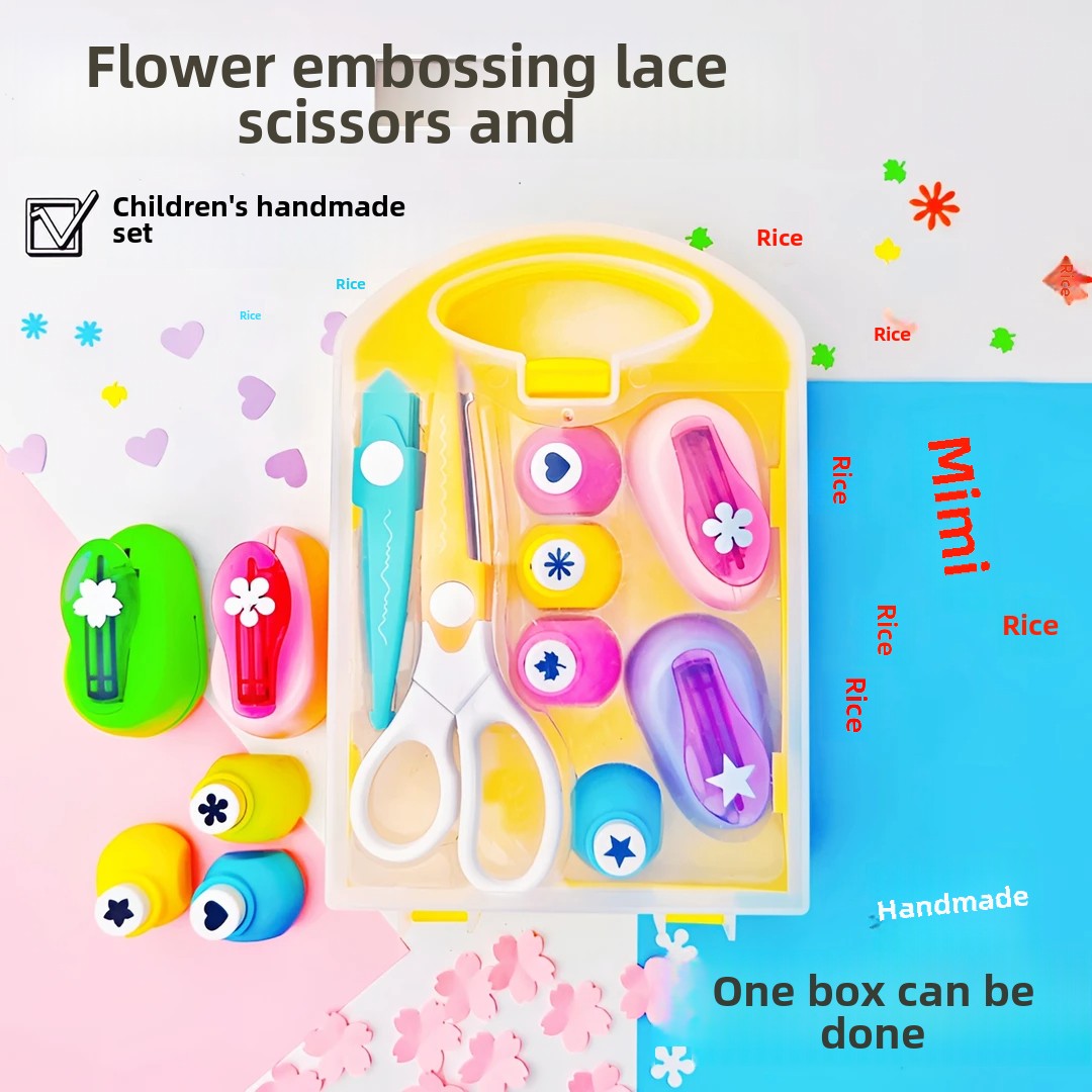 🎨 40% RABATT! ✂️ Kreatives Bastelset mit Locher für Kinder – Sicher, Pädagogisch & Stundenlanger Kreativspaß 🧒